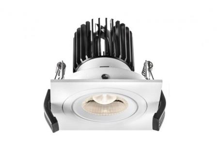 Fedro C Empotrable de techo 60xmm.dimerizable negro tex.